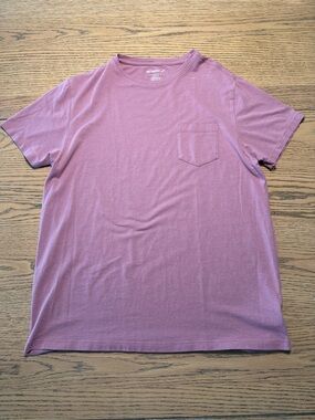 William Rast Short-Sleeve Pocket Tee in Mauve